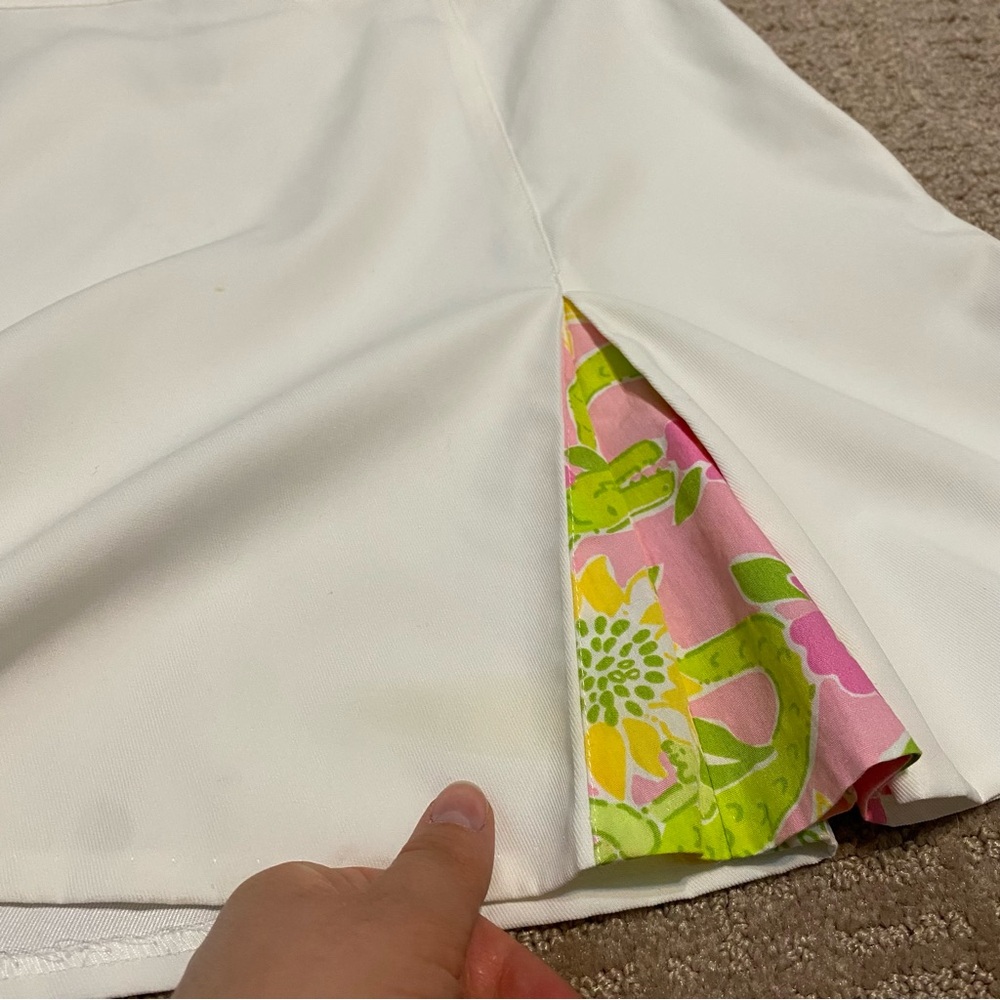 {Lilly Pulitzer} Lobb Mini Floral Tennis Skirt ~ Size 6 - Picture 14 of 16